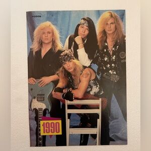Poison Band Pinup 1990